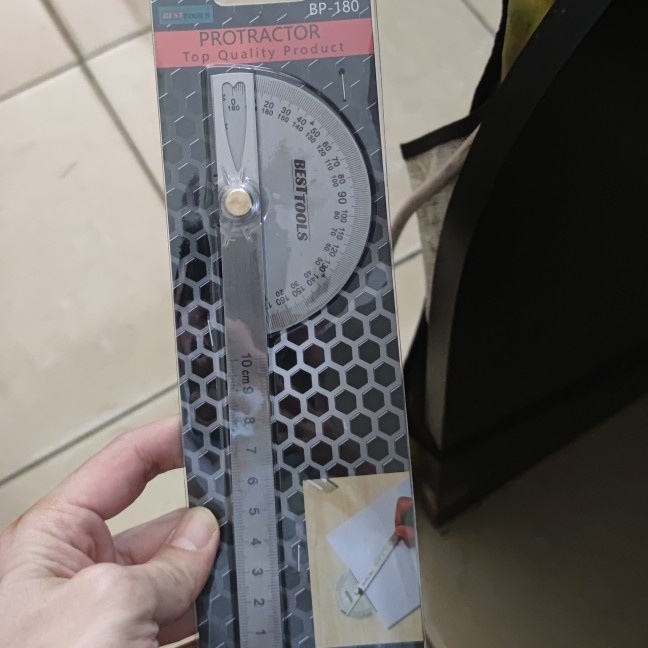

PENGGARIS BUSUR SIKU PROTRACTOR STAINLEES