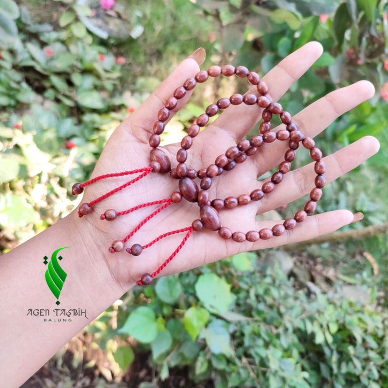 Gelang Kayu Galih Nagasari Petir Motif Oval, Size 6mmx8mm/Gelang Kayu Cantik