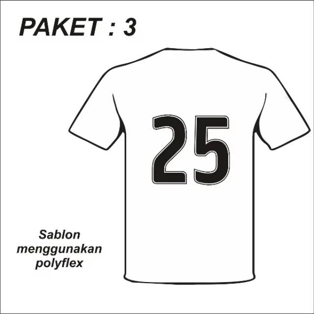 

Sablon Cutting Polyflex paket 3