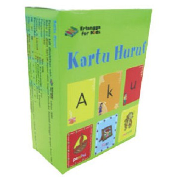BEST SELLER ORIGINAL KARTU HURUF - ERLANGGA FOR KIDS