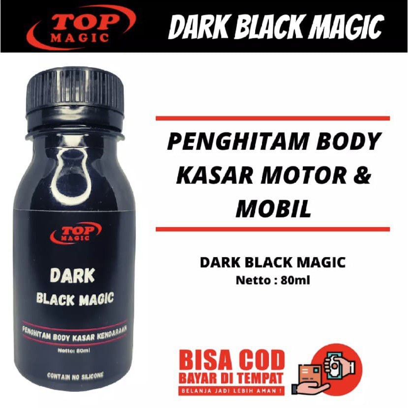 Dark Black Magic &amp; Busa Penghitam Menghitamkan Dashboard Motor Mobil