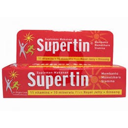 Supertin Kapsul Suplemen Kesehatan Multivitamin Meningkatkan Daya Tahan Tubuh