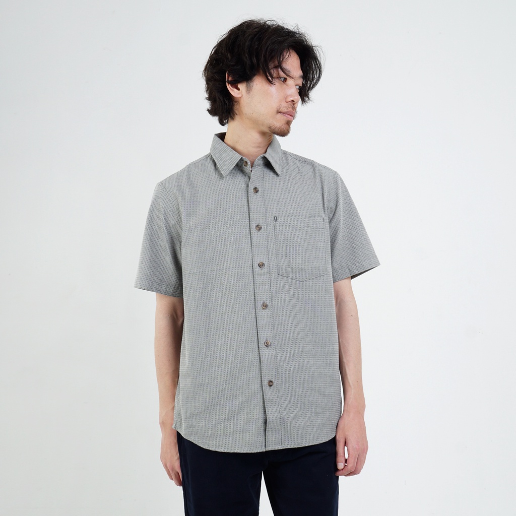 M.Gee Kemeja Pria Lengan Pendek MGee Original Denver C012 Olive