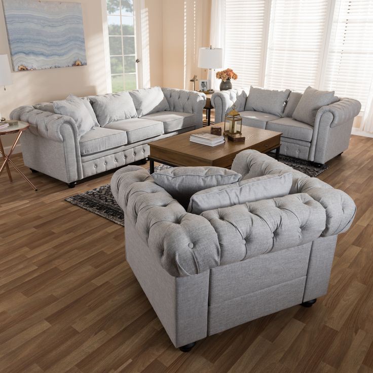 Sofa Chesterfild Minimalis Modern Ruang Tamu Sofa 3 Seat Sofa 2 Seat Sofa 1 Seat