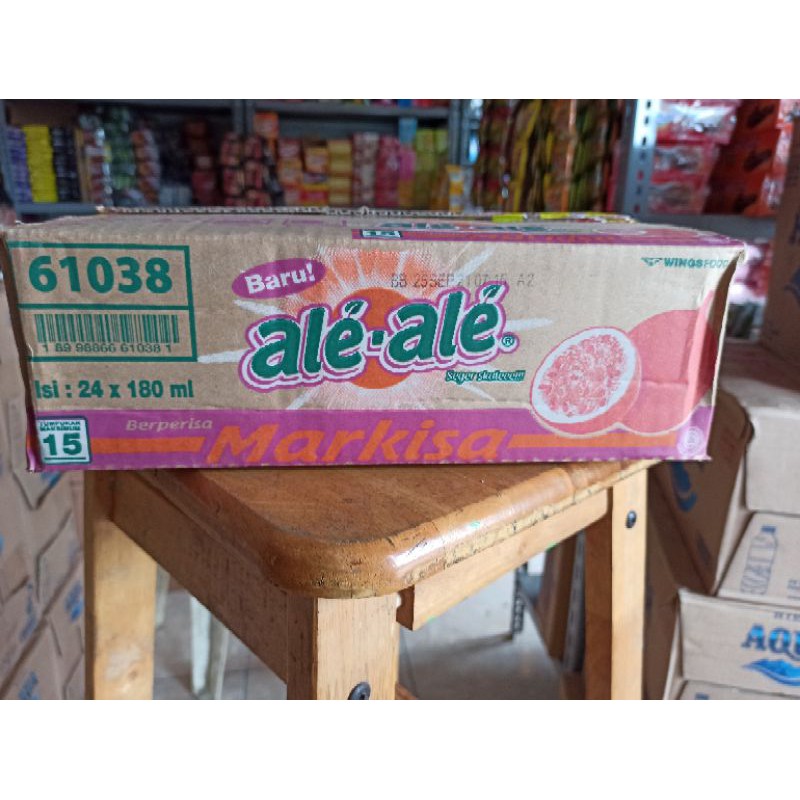 

Ale Ale Minuman Gelas Rasa Markisa Dus Isi 24 Pcs