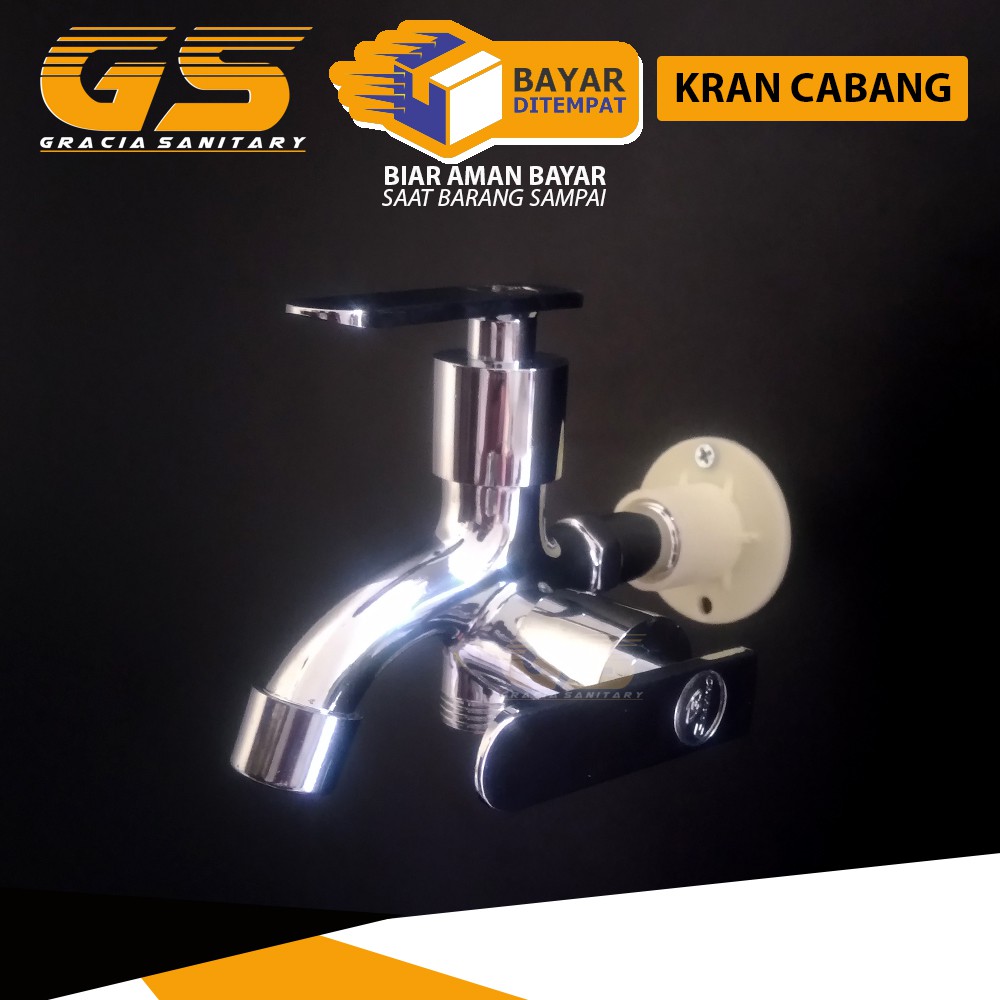 Kran Cabang  Shower 1/2 Inch Keran Air Shower Double Gravino 1082