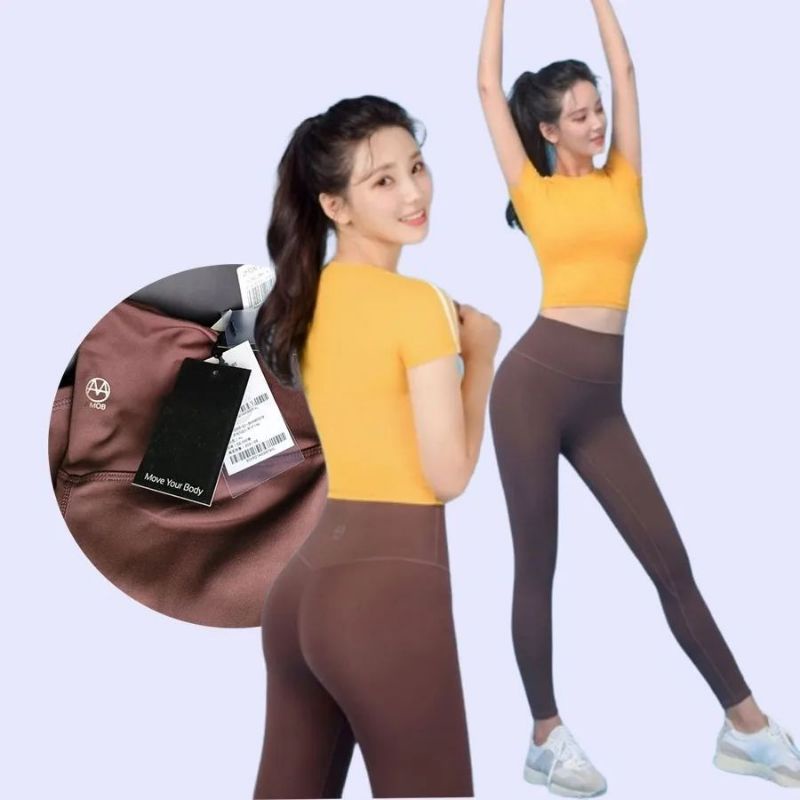 LEGGING WANITA AMOB HIGHWAIST LEGGING