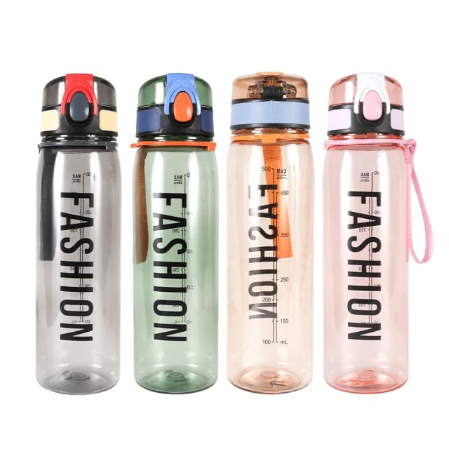 TOKO21--BOTOL MINUM SPORT/BOTOL OLAH RAGA BOTOL AIR MINUM FASHION CLIP SPORT 600 ML 7918 SELIYA BPA FREE