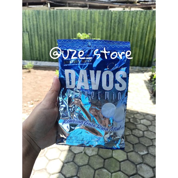 

Permen Davos Mint Bag Biru Pelega Tenggorokan