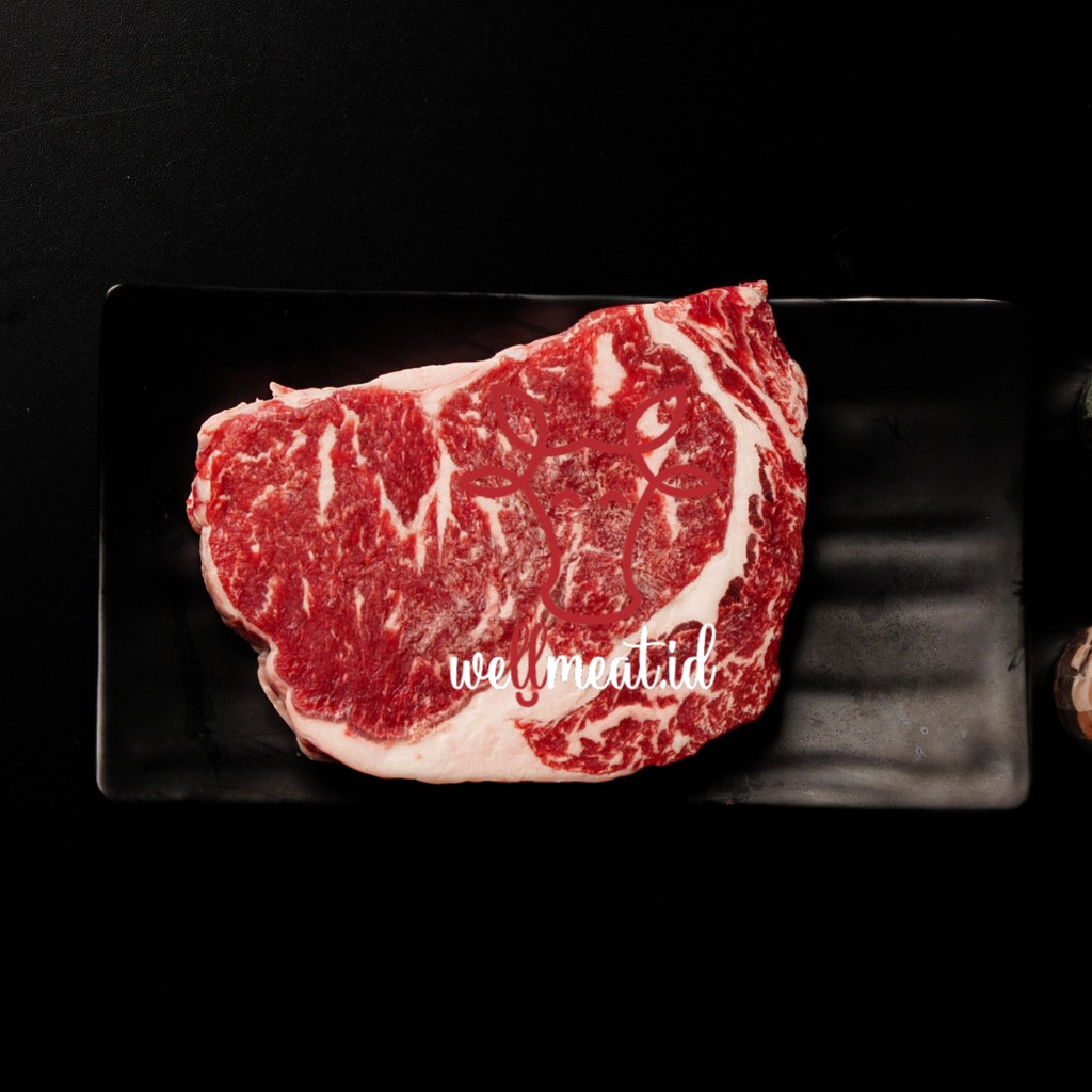 Daging Sapi Wagyu Rib Eye MB4+ Import Cube Roll Beef Steak Enak Empuk Termurah