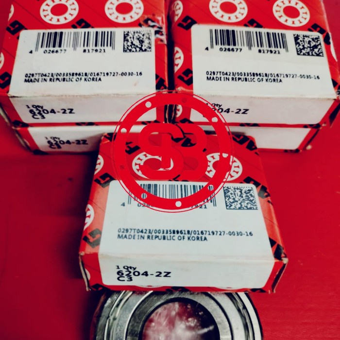 Bearing 6204 ZZ / 6204ZZ C3 FAG ORIGINAL