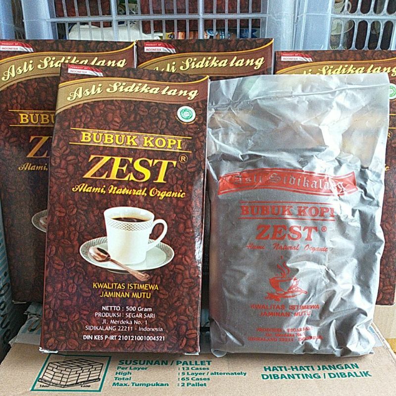 

Zest Coffee Original From Sidikalang 500gr (Bubuk Halus)
