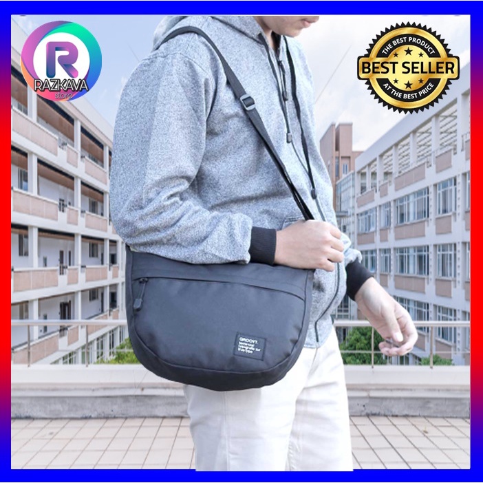 Tas Samping Wanita Pria Salempang Slempang Selendang Sandang Sekolah Kuliah Kerja Cowok Cewek Distro