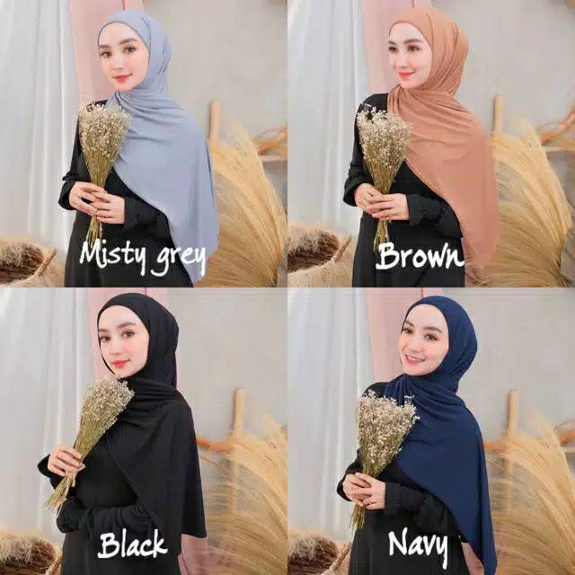 Naila Pashmina hijab instan + inner ciput
