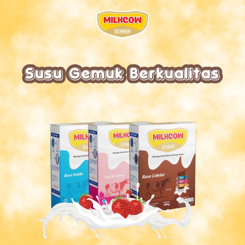 Susu Gemuk Badan MILKCOW 200gr Original