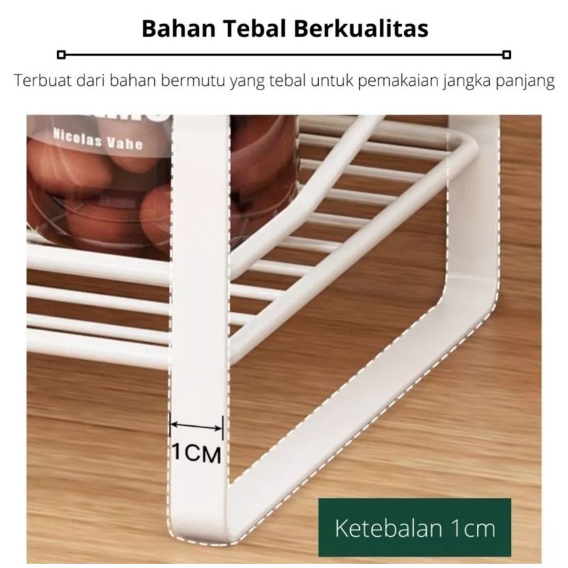 Rak Bumbu Dapur Nordic Style / Tempat Penyimpanan Bumbu Organizer