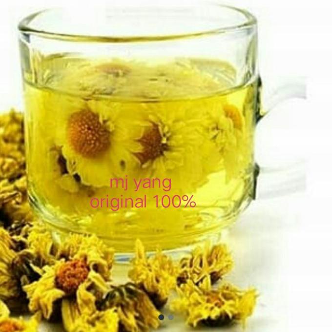 

[[BISA COD]] 100gram teh bunga krisan / Chrysanthemum tea permium HEMAT Kode 1445