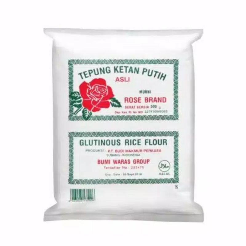 

TEPUNG KETAN PUTIH ROSE BRAND 500 GRAM