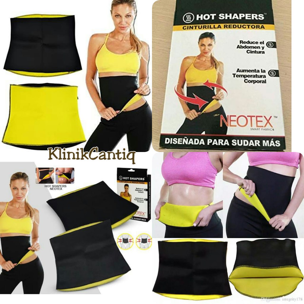 HOT SHAPE SHAPER SLIM WAIST KORSET PELANGSING PERUT GOOD QUALITY BERLOGO DAN ADA BOX NYA