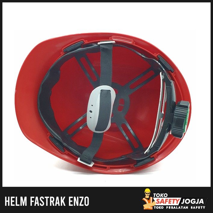 HELM SAFETY PROYEK FASTRACK PUTIH KUNING MERAH HIJAU BIRU ORANGE ENZO - Putih SNI