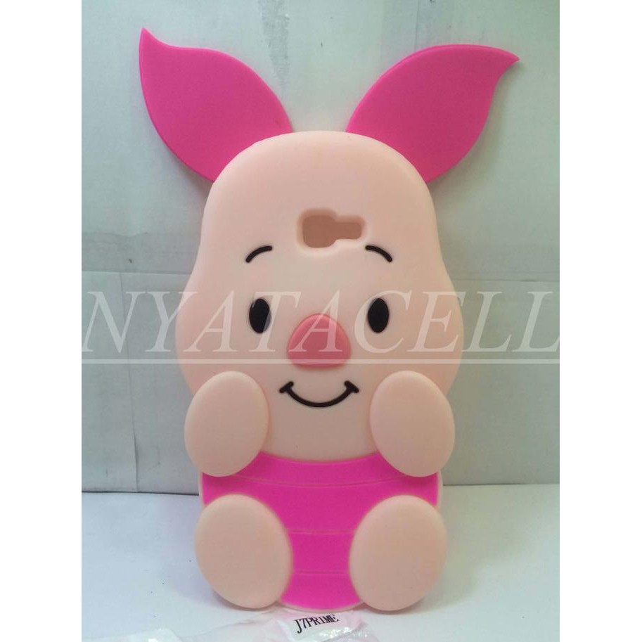 Baru Case 4D Piglet Samsung Galaxy J7 Prime /Karakter/Softcase/3D/Rubber Ready Stock