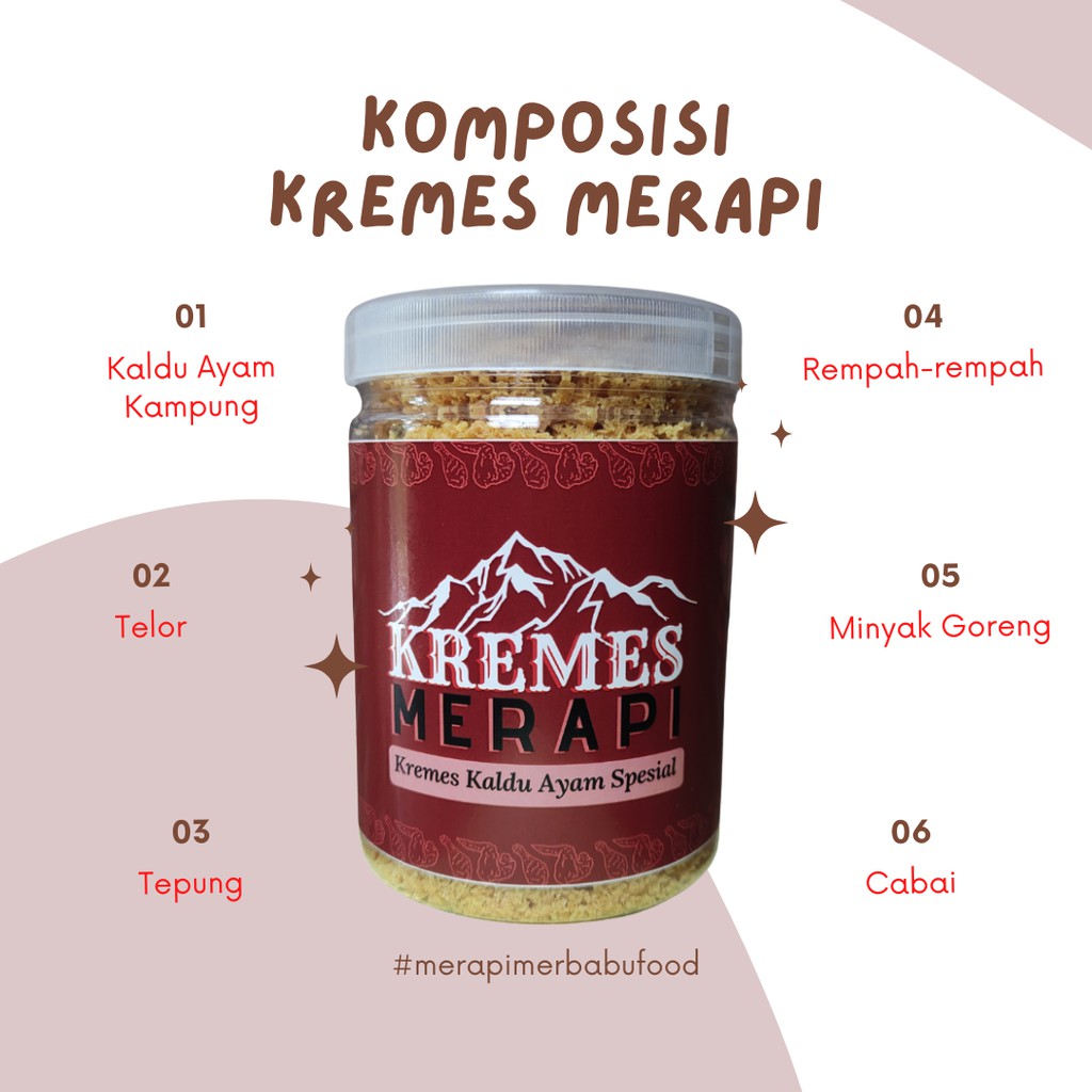 

[TERMURAH] Kremes Ayam Kampung Pedas Merapi - Kremesan Ayam Kampung Pedas Gurih Kriuk