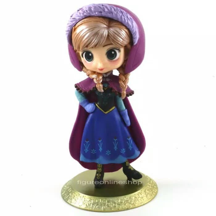 Mainan princess figure frozen anna topper kue
