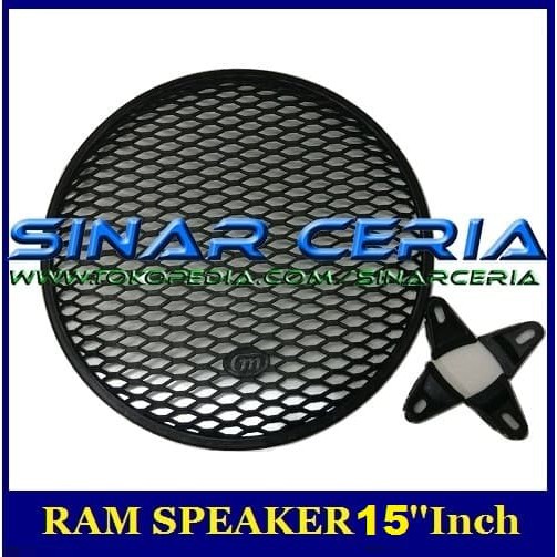 Ram Speaker 15" Plastik Grill Speaker 15" Plastik Bulat+Catokan
