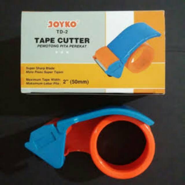 

Tape Cutter Plastik TD-2 Joyko 2"/50mm Pemotong Lakban Tape Cuter Lakban