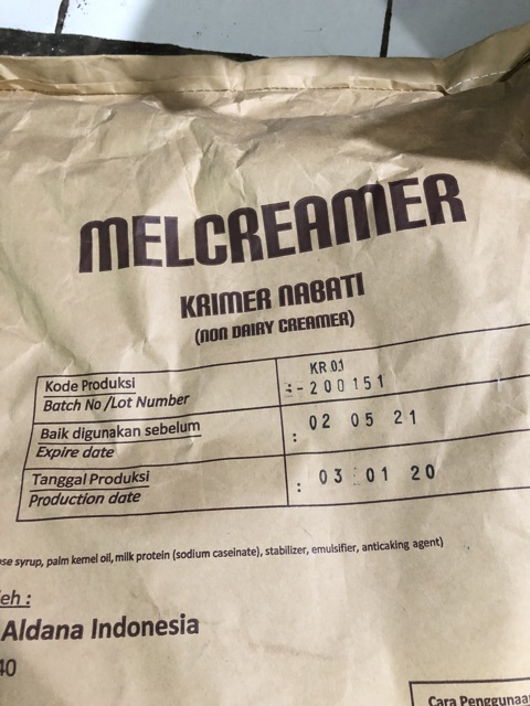 Melcreamer KR01 / Melkrimer 500 Gram / Non Dairy Creamer / Krimer