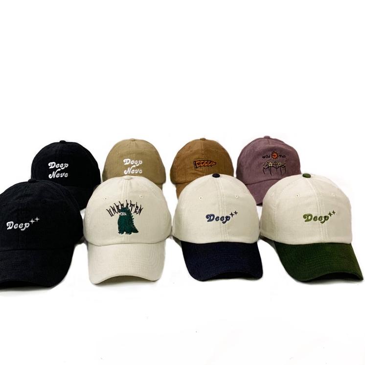 Big Sale DEEPNEVE CORDUROY MODEL BASEBALL CAP | POLO CAP 001