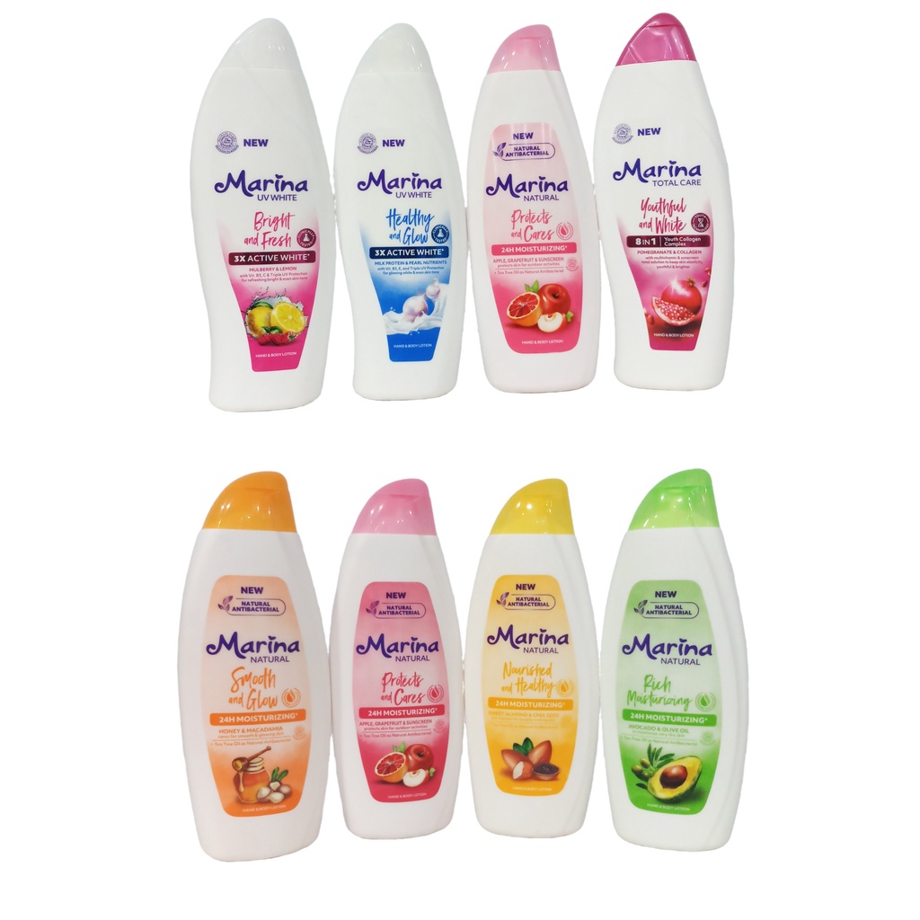 MARINA HAND&amp;BODY LOTION 335ML/460ML/centraltrenggalek