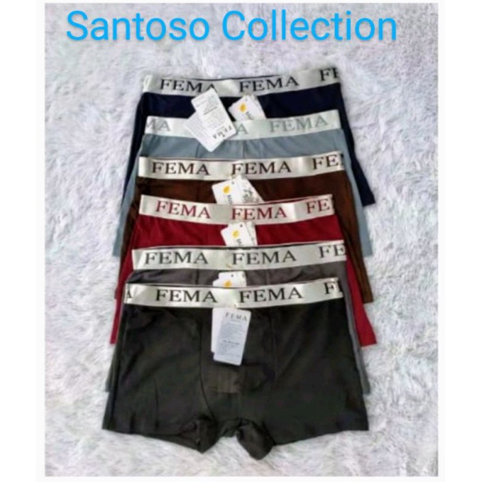 CD Boxer Pria Merk Fema