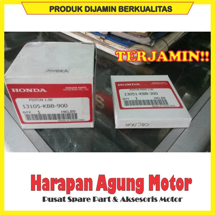PROMO PISTON SEHER RING KBB TIGER ORI AHM THAILAND