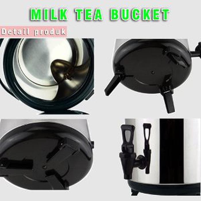 DRINK JAR Water Jug Milk Tea Bucket Stainless Steel