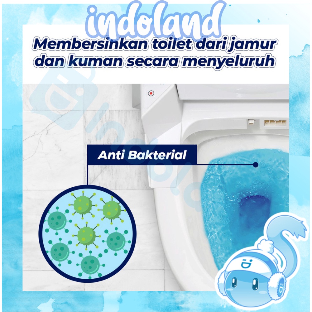 ☀INDOLAND☀ Tablet Biru Pembersih Penyegar Kloset Toilet WC Sibiru Penyegar R740