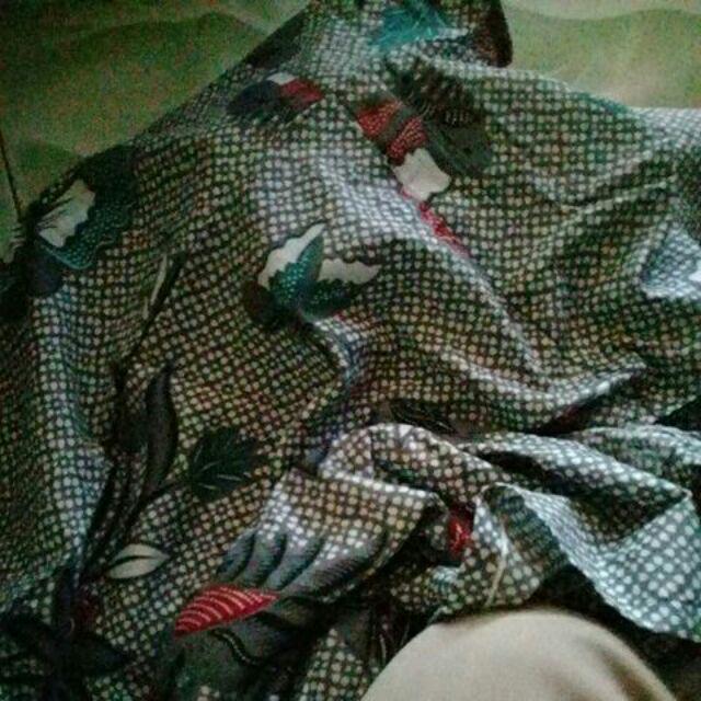 Outer Batik Wanita Cantik Syari Seragam Kantor Cendrawasih Kupu