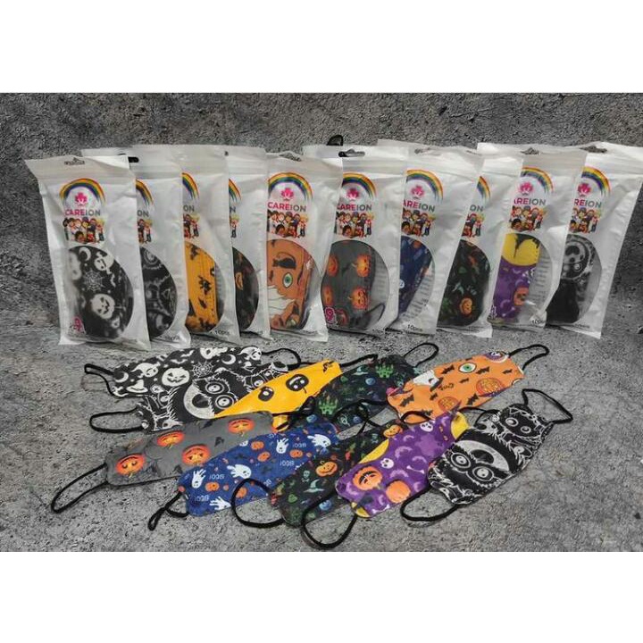 MASKER CAREION KF 94 EDISI HALLOWEN KIDS