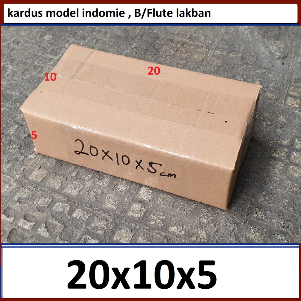 

Kardus 20x10x5 cm IND