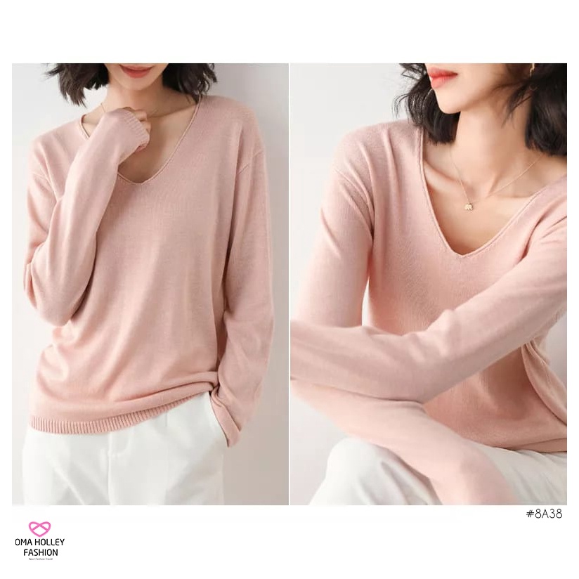 (COD) OH Fashion Jesslyn Knit Top Premium #8A38