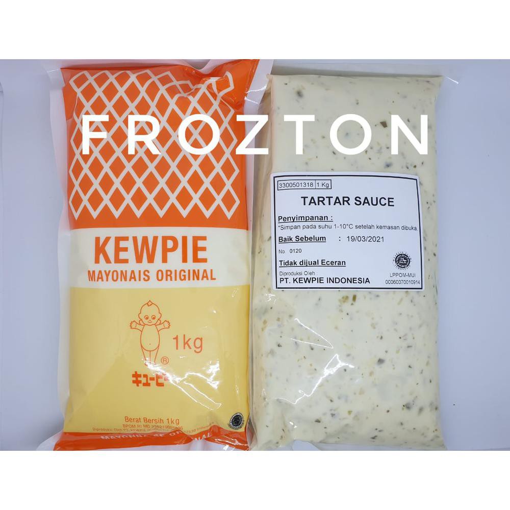 

{BISA COD} Kewpie Mayonaise Original atau Tartar Sauce (1Kg) TERPERCAYA [Kode 1|Kode 2|Kode 3|Kode