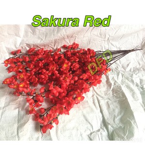 

Bunga Sakura Artificial RED / Pohon Angpao