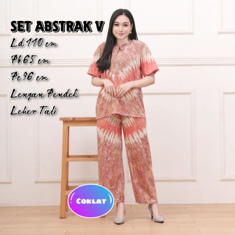 Setelan Piyama Wanita Dewasa Motif Tiedye Bali / Piyama Kekinian Terbaru/ Piyama Kaos Cotton / One Set Wanita