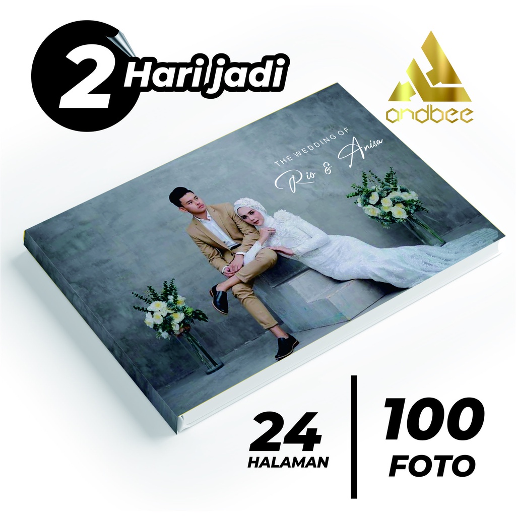 Photobook Wedding / hardcover / Megazine / 24 halaman / 100 foto