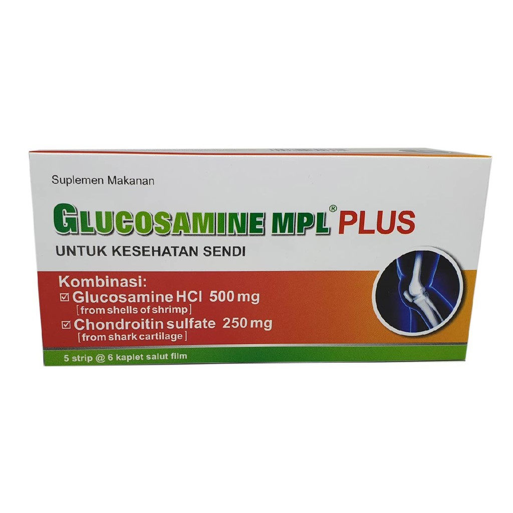 Glucosamine MPL Plus Chondroitin isi 30 kaplet untuk Kesehatan Sendi