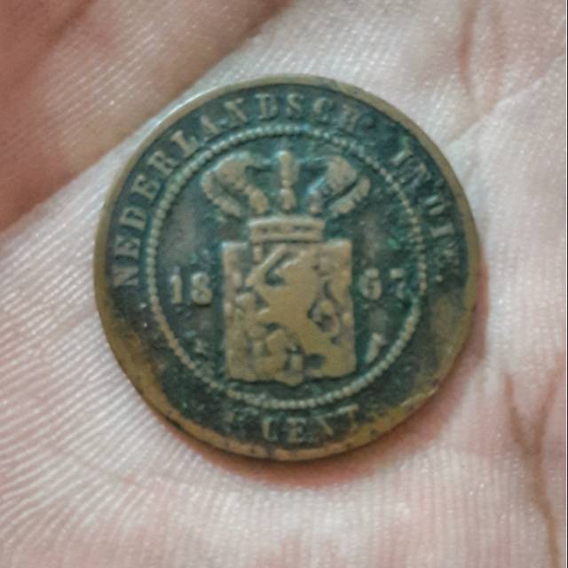 Jual Uang Kuno, Nederland Indie 18/67.