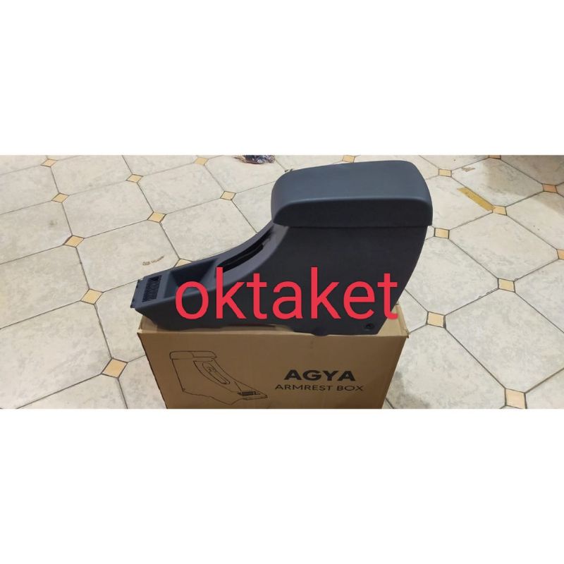 console consul box Agya Ayla hitam