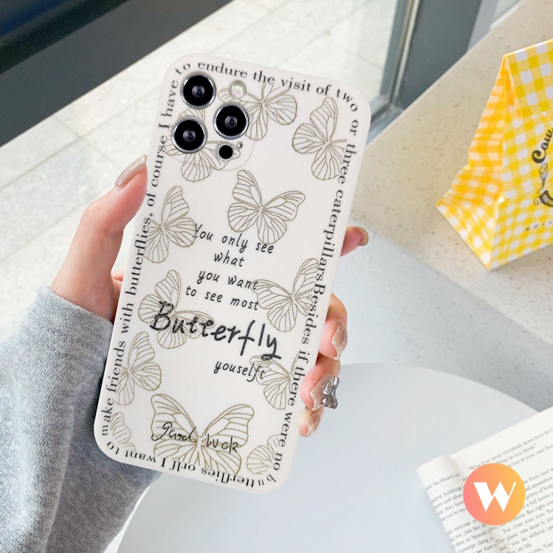 Soft Case TPU Motif Bunga Kupu-Kupu Untuk Realme C21Y C11 C25Y C25 C12 C31 C25S C20 C35 C21 8 8Pro C21 C3 5i 6i 7i 6 5 7 7 7 7 7 Butterfly