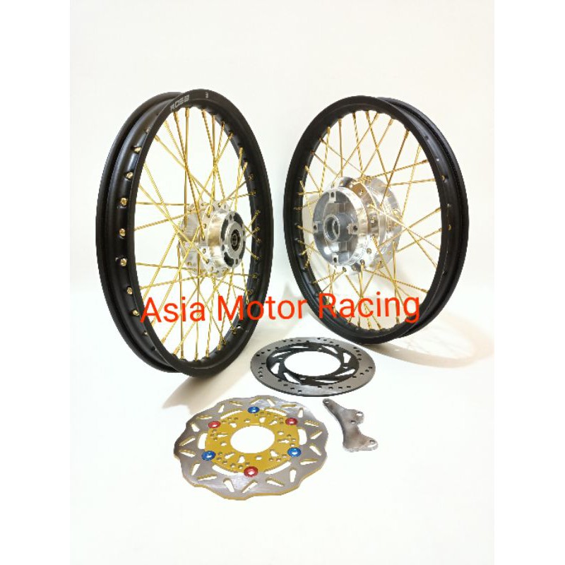 Sepaket rossi velg ring 17 140 140 velg rossi tromol jari jari cakram breket ninja r ninja rr