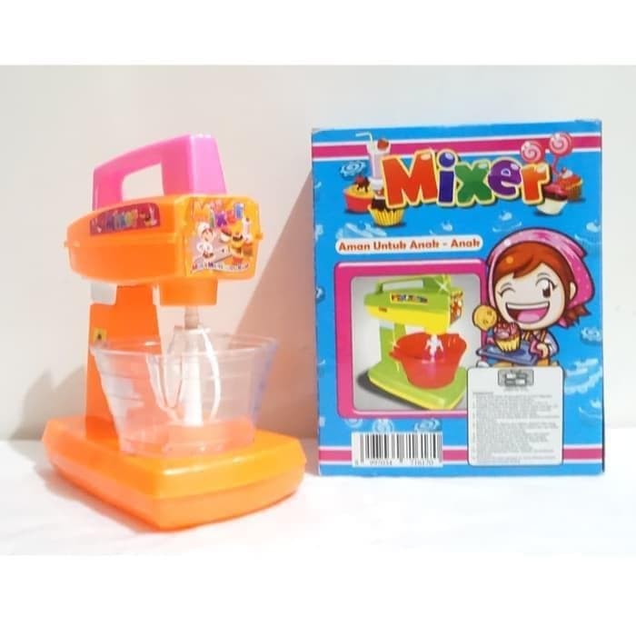 Mainan Mixer mini elektronik lucu Mainan Mixer Keren Bisa Berputar Aman Untuk Di gunakan Buah Hati